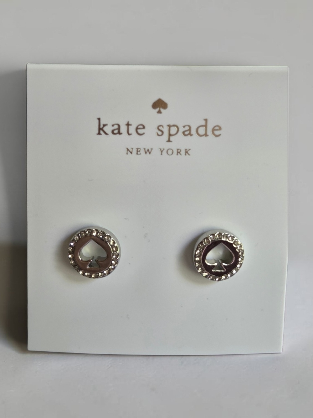 Kate Spade New York Spot the Spade Pave Halo Stud